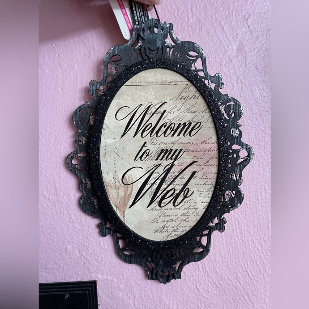 Ashland Welcome to my Web Wooden Sign